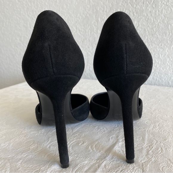 Saint Laurent Suede Pump, Black - Picture 7 of 11